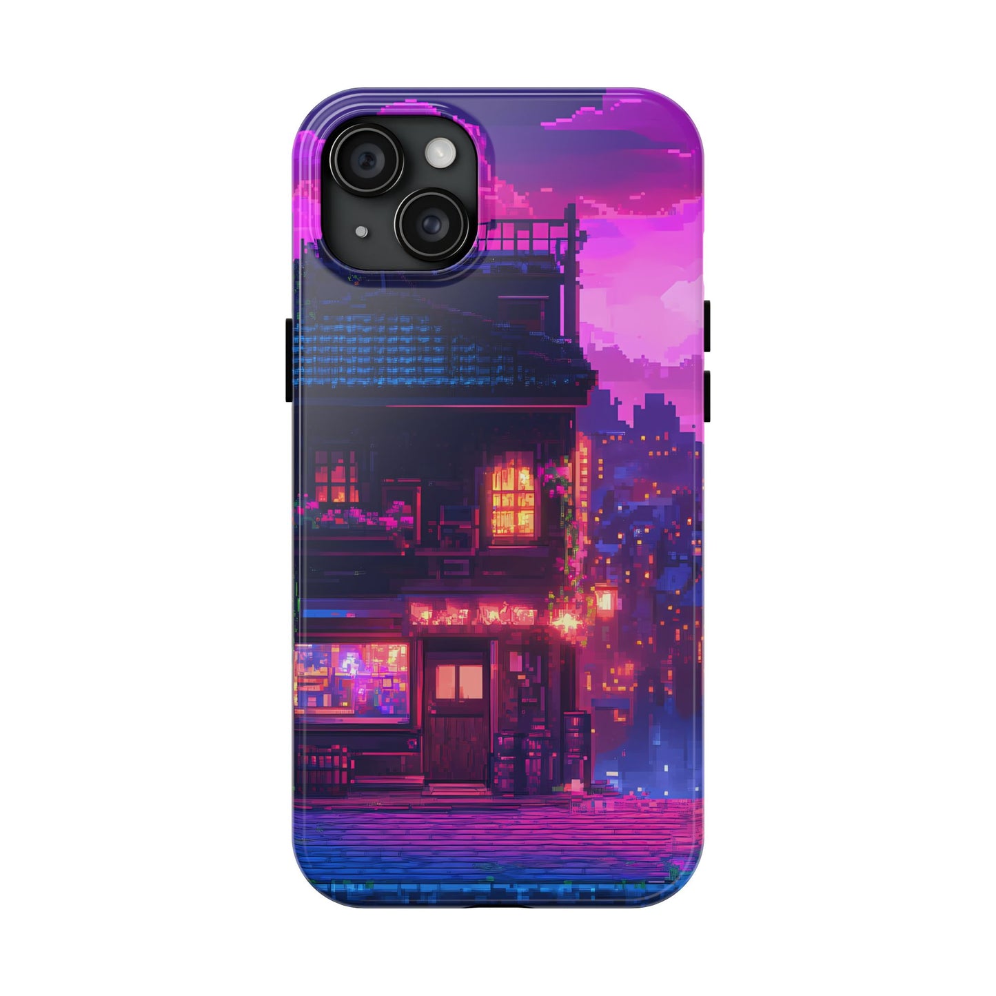 Zeke's Pub - Cyberpunk Pixel Art Phone Case