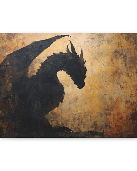 Elder Dragon - Textured Fantasy Wall Art