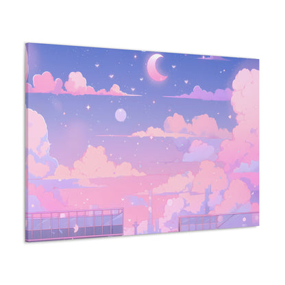 Cotton Candy Dreams - Anime Canvas Print