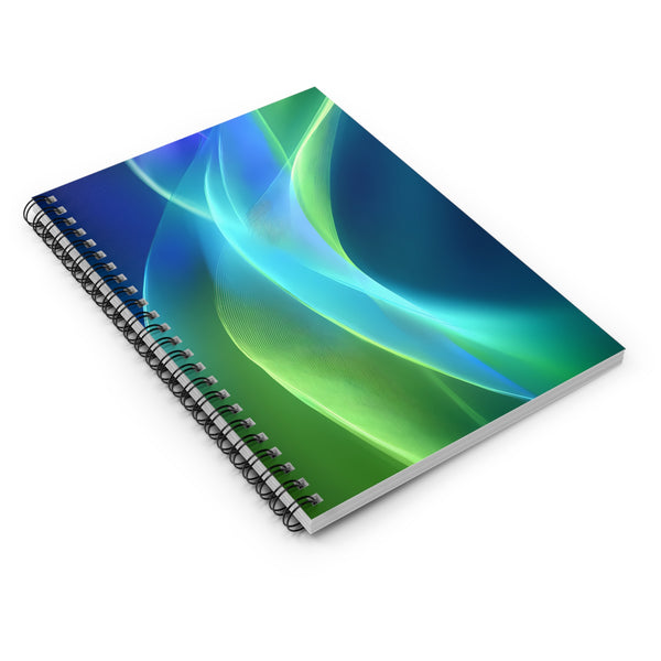 Digital Energy Frutiger Aero Aesthetic Notebook