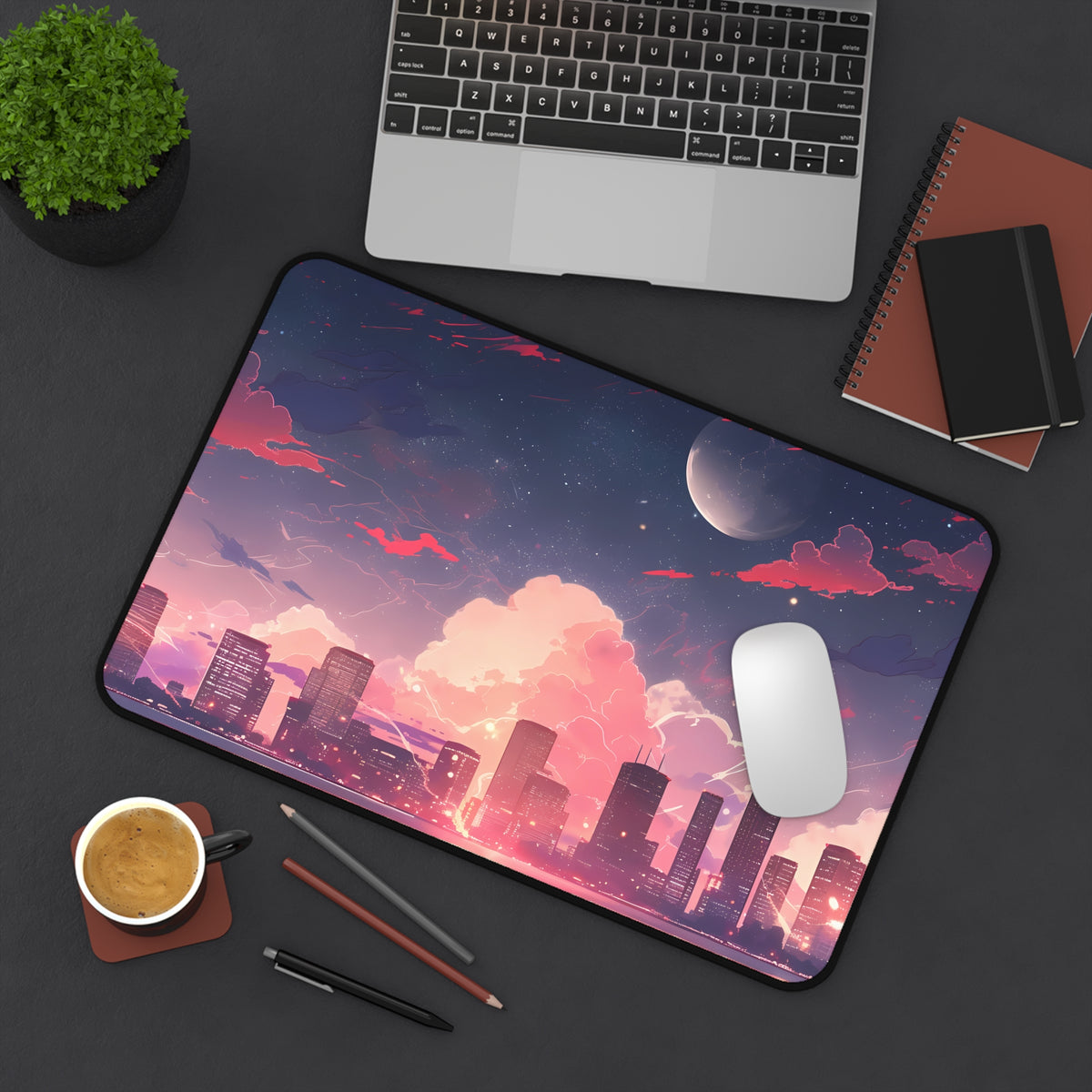City's Edge - Lofi Anime Desk Mat