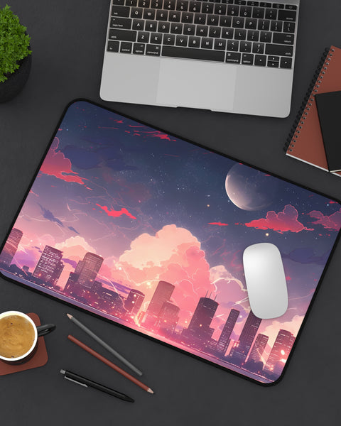 City's Edge - Lofi Anime Desk Mat