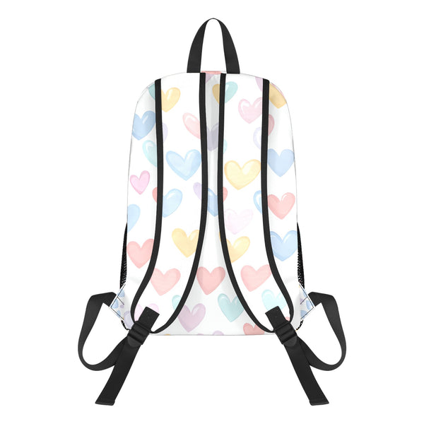 DreamPop Hearts - Cute Pastel Heart Backpack