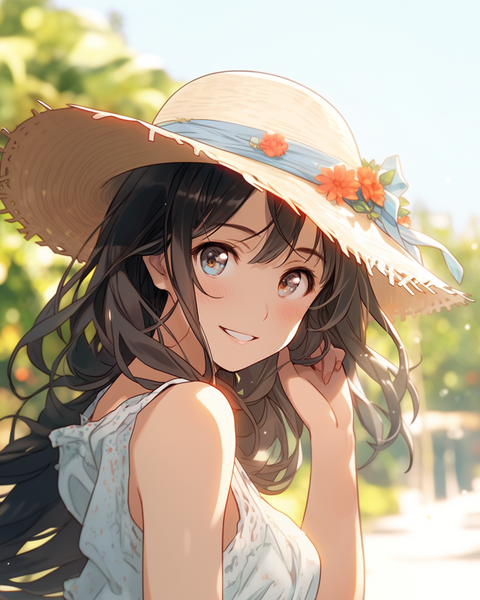 Blossom Road - Anime Girl Wallpaper