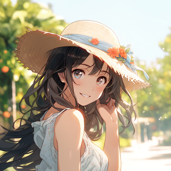 Blossom Road - Anime Girl Wallpaper