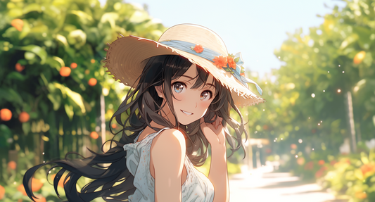Blossom Road - Anime Girl Wallpaper