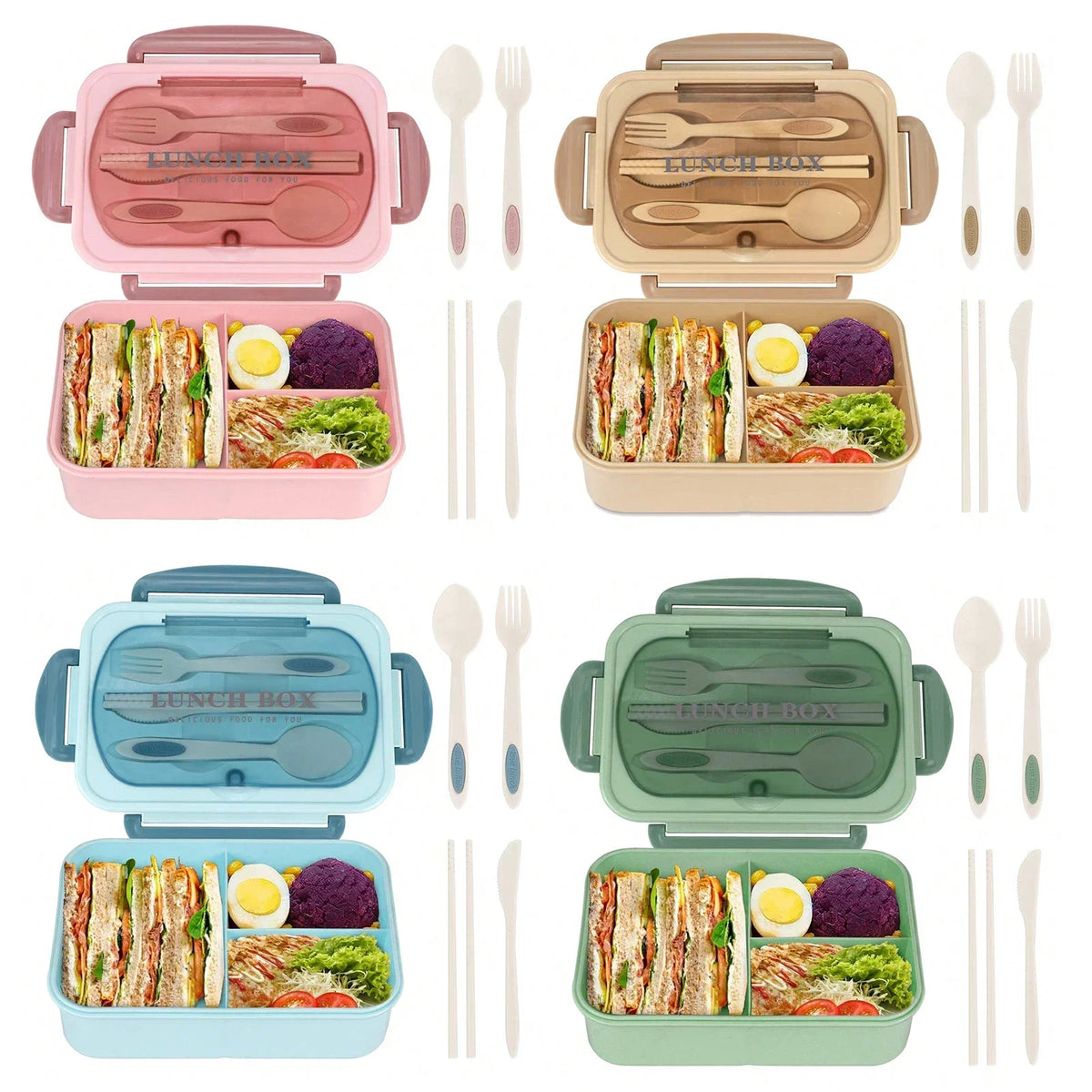 Cute Bento Box For Adults and Students - Japanese Lunchbox