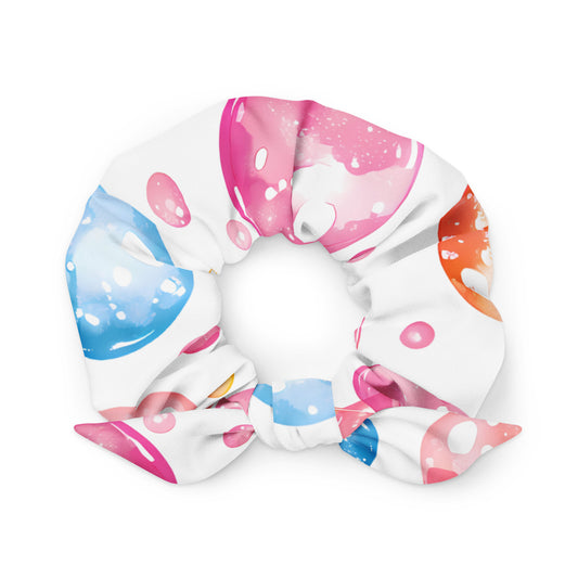 Bubble Burst - Cute Scrunchie With Bow