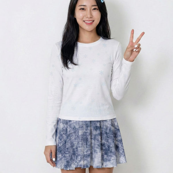 Frost Glaze - Cute Skater Skirt