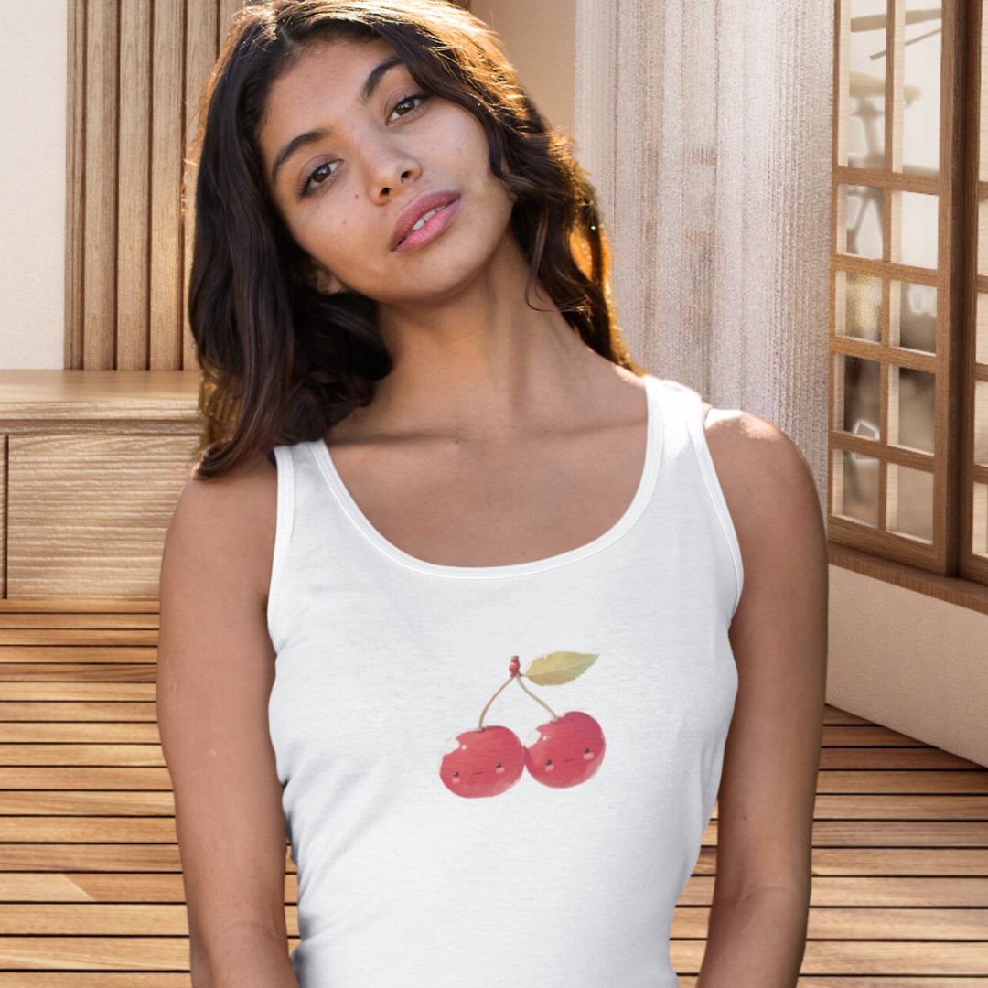 What a Pair! - Cute Cherry Tank Top 🍒