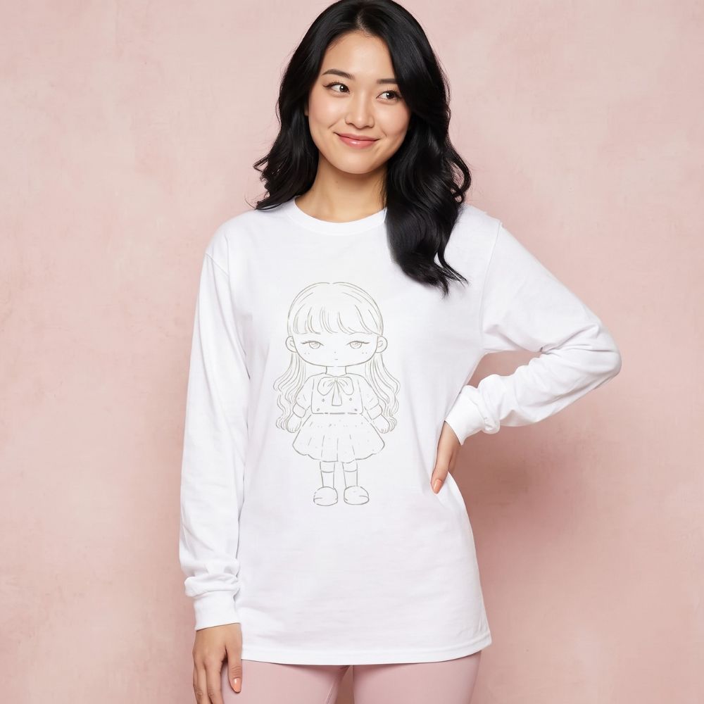 Miss Perfect - Cute Anime Long-Sleeve T-Shirt