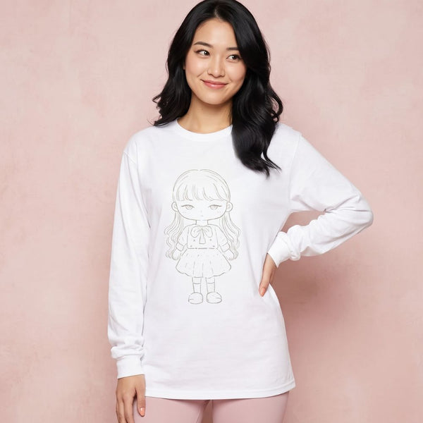 Miss Perfect - Cute Anime Long-Sleeve T-Shirt