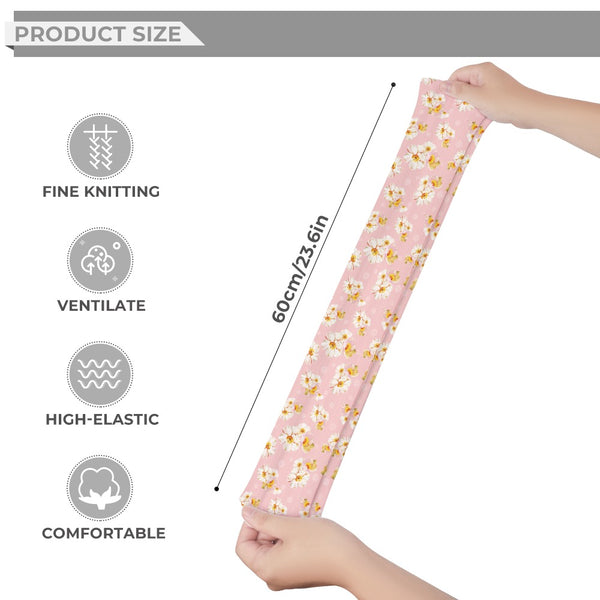 Pastel Garden - Floral Thigh High Socks