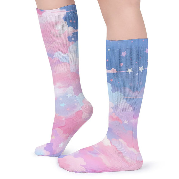 Starry Skies - Cute Anime Knee Socks