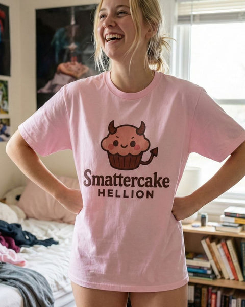 Smattercake Hellion - Cute Devil Cupcake T-Shirt