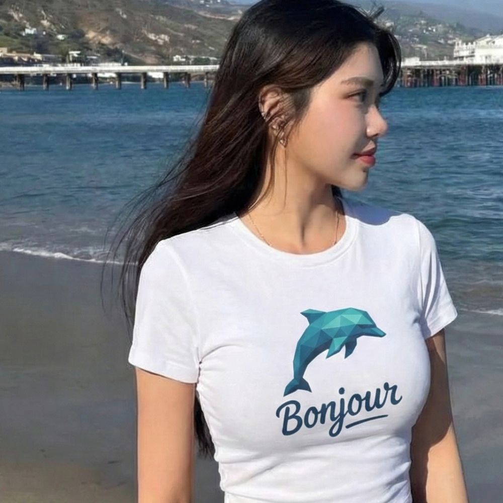 Bonjour - Official 3D Dolphin T-Shirt 🐬