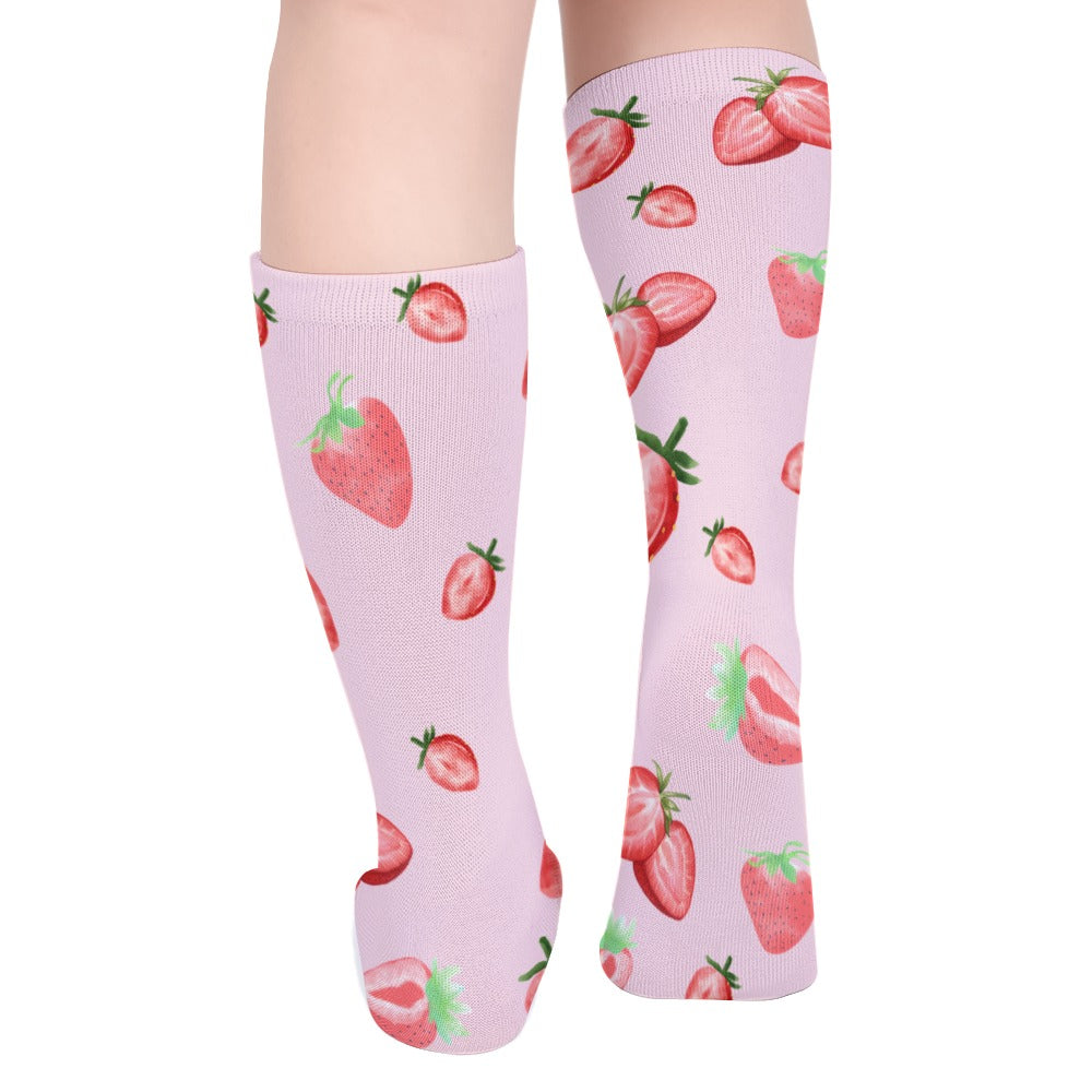 Strawberry Rain - Cute Anime Socks