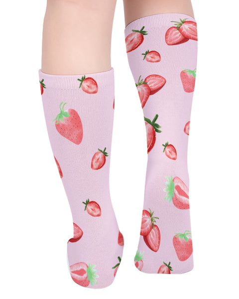Strawberry Rain - Cute Anime Socks
