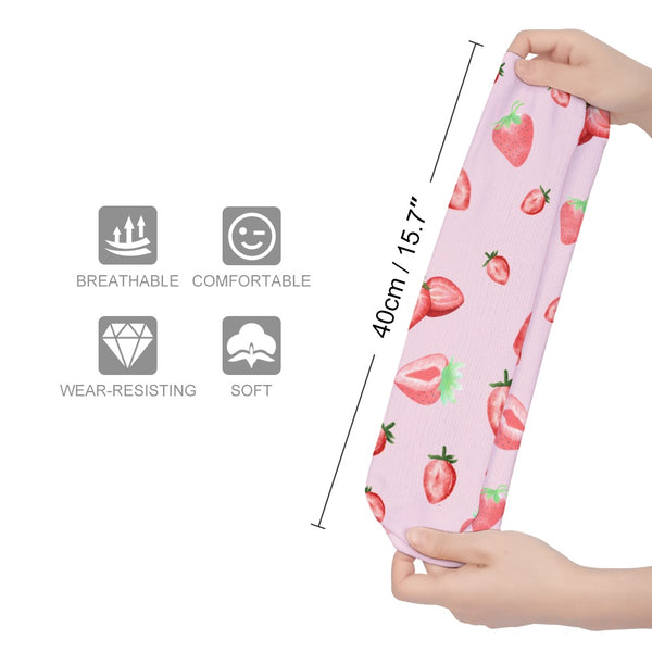 Strawberry Rain - Cute Anime Socks