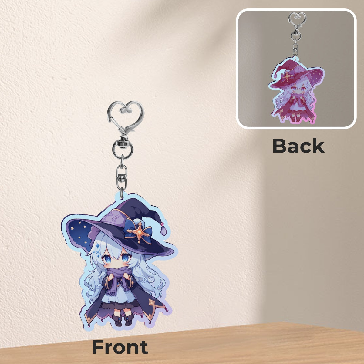 Skala The Sorceress - Cute Anime Keychain