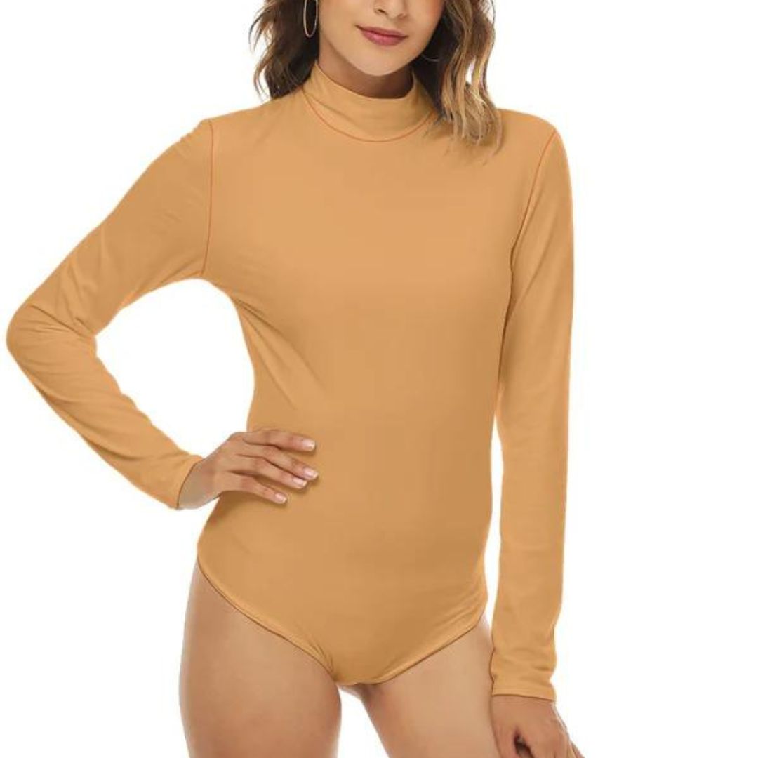 Goldenrod - Cute Long-Sleeve Bodysuit