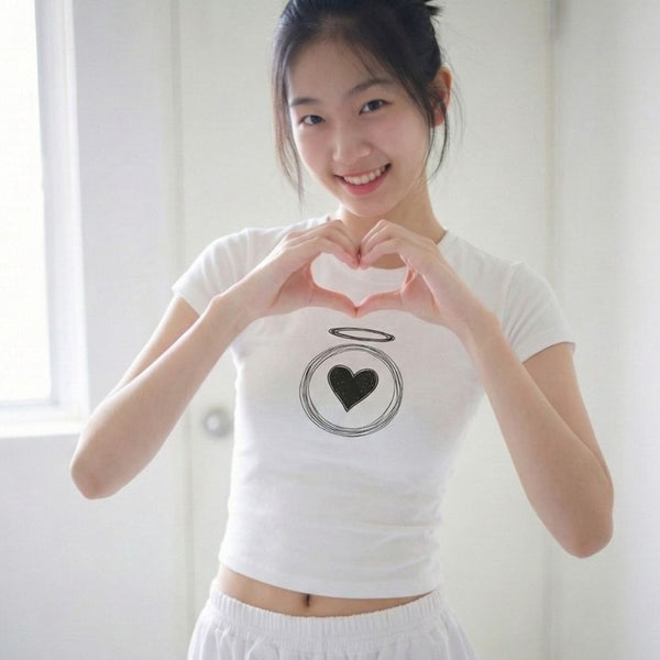 Heart of an Angel - Cute Baby Tee