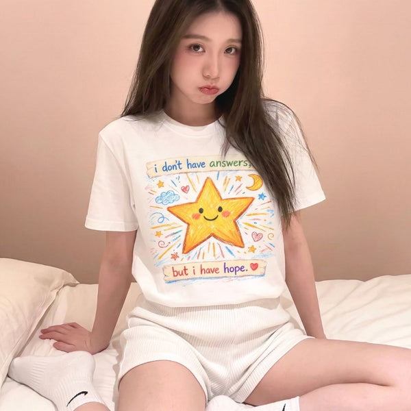 I Have Hope - Cute Positive Star T-Shirt