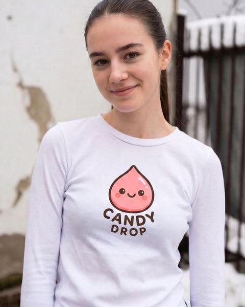 Candy Drop - Kawaii Long Sleeve T-Shirt