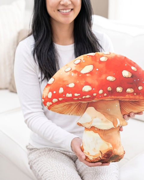 Red Amanita - Anime Magic Mushroom Pillow