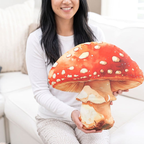 Red Amanita - Anime Magic Mushroom Pillow