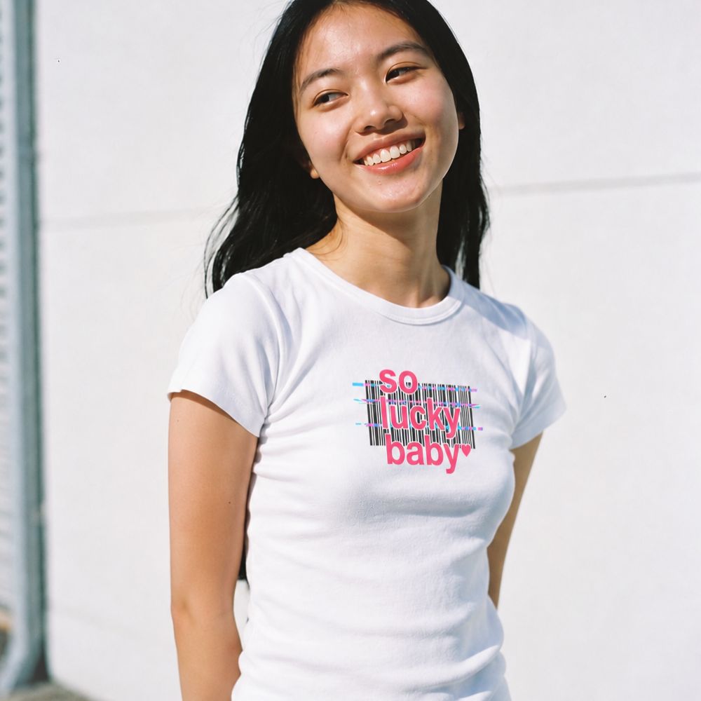 So Lucky Baby - Barcode Baby Tee