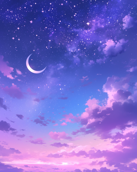 Moment of Twilight - Anime Phone Wallpaper
