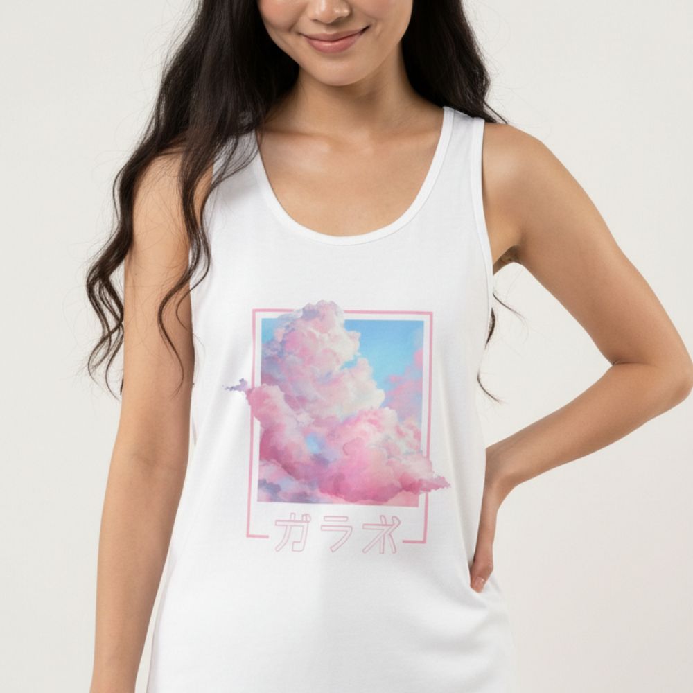 Cloud Beauty - Pastel Anime Cloud Tank Top