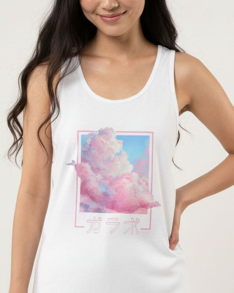 Cloud Beauty - Pastel Anime Cloud Tank Top