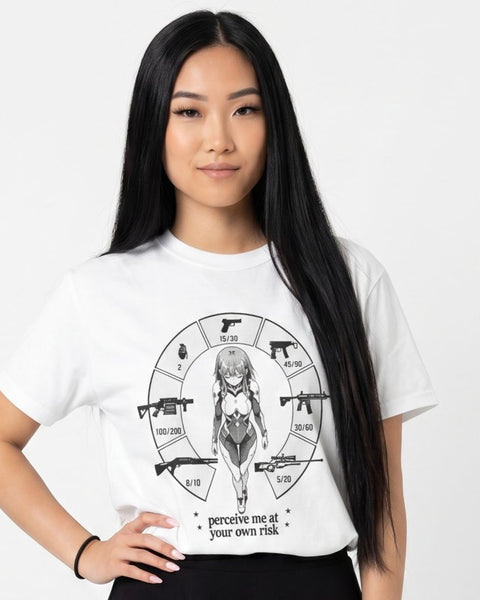 Perceive Me at Your Own Risk - Anime T-shirt