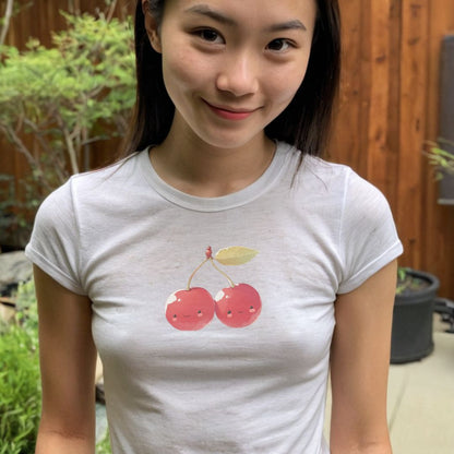 Perfect Pair - Cute Cherry Baby Tee