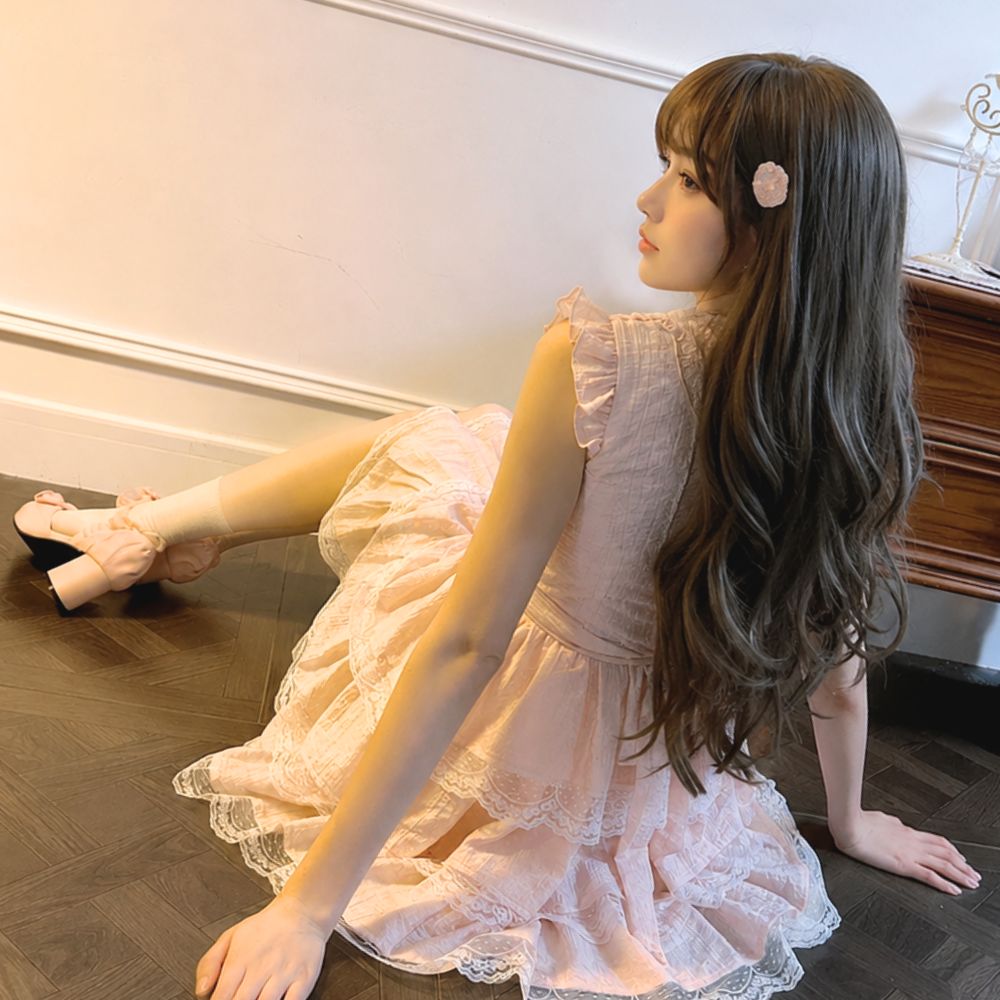 Sakura Cake - Kawaii Himekaji Lace Mini Dress