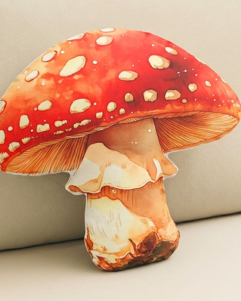 Red Amanita - Anime Magic Mushroom Pillow