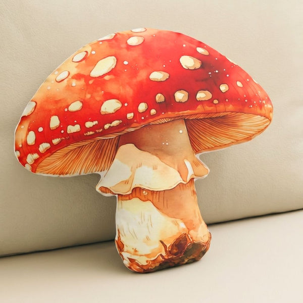 Red Amanita - Anime Magic Mushroom Pillow