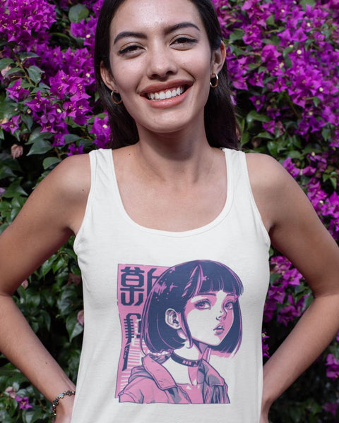 Lila Between Worlds - Anime Tank Top