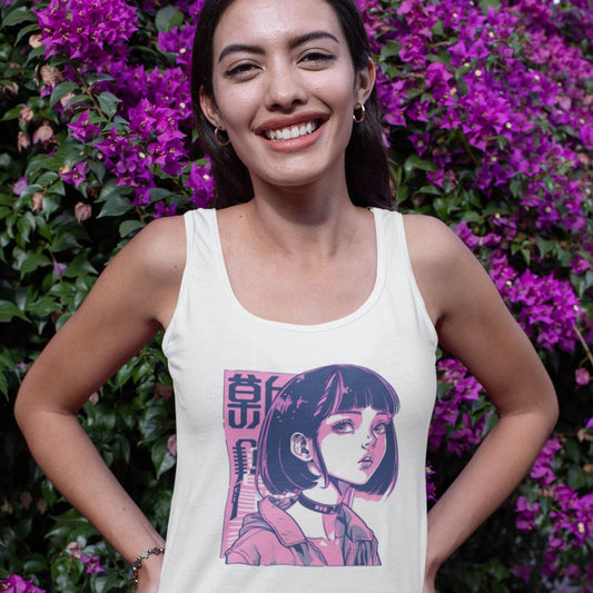 Lila Between Worlds - Anime Tank Top