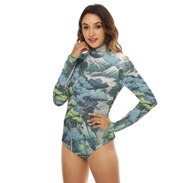 Mystic Woods - Women's Long Sleeve Bodysuit
