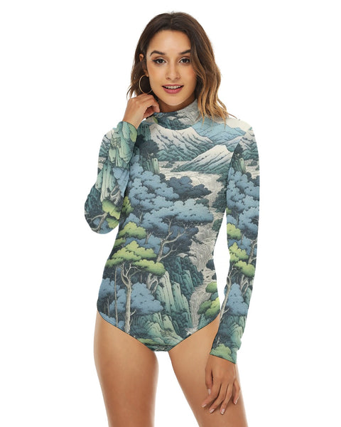 Mystic Woods - Women's Long Sleeve Bodysuit