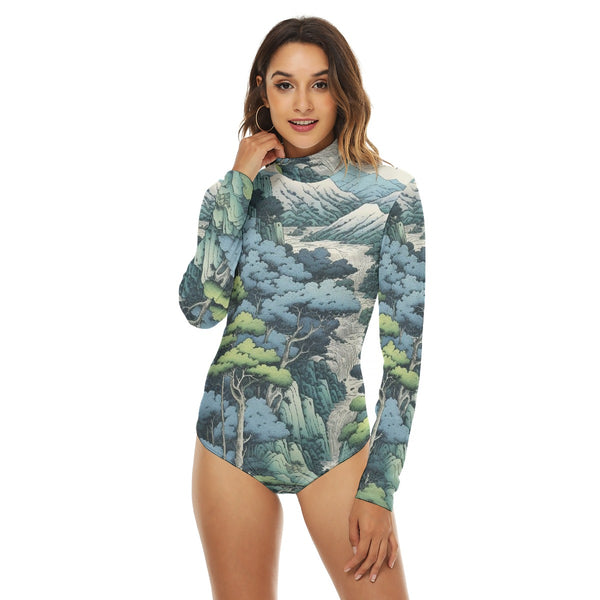 Mystic Woods - Women's Long Sleeve Bodysuit