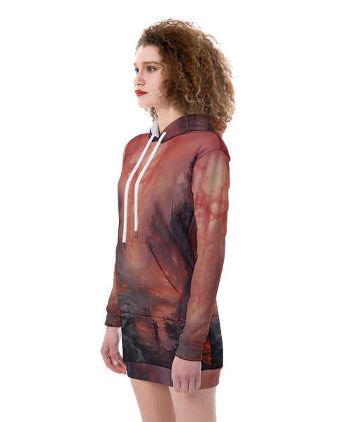 Maelstrom - Premium Fleece Tunic Hoodie