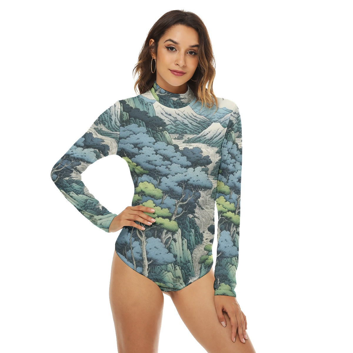 Mystic Woods - Women's Long Sleeve Bodysuit